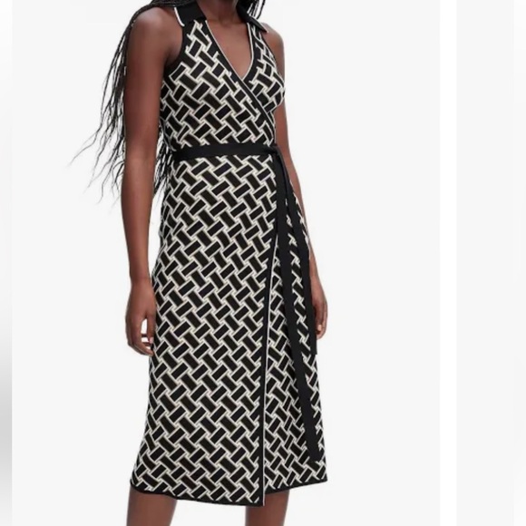 NWT DVF for target sweater sleeveless wrap dress! ๐ - Picture 2 of 6